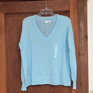 Gap Women's Light Blue Sweater